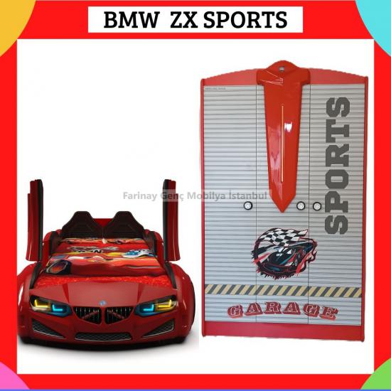 BMW ZX Sport Dolaplı Araba Karyola